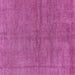 Square Abstract Purple Modern Rug, abs1409pur