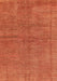 Abstract Orange Modern Rug, abs1409org