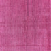 Square Abstract Pink Modern Rug, abs1409pnk