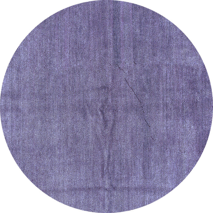 Round Abstract Blue Modern Rug, abs1409blu