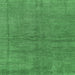 Square Abstract Emerald Green Modern Rug, abs1409emgrn