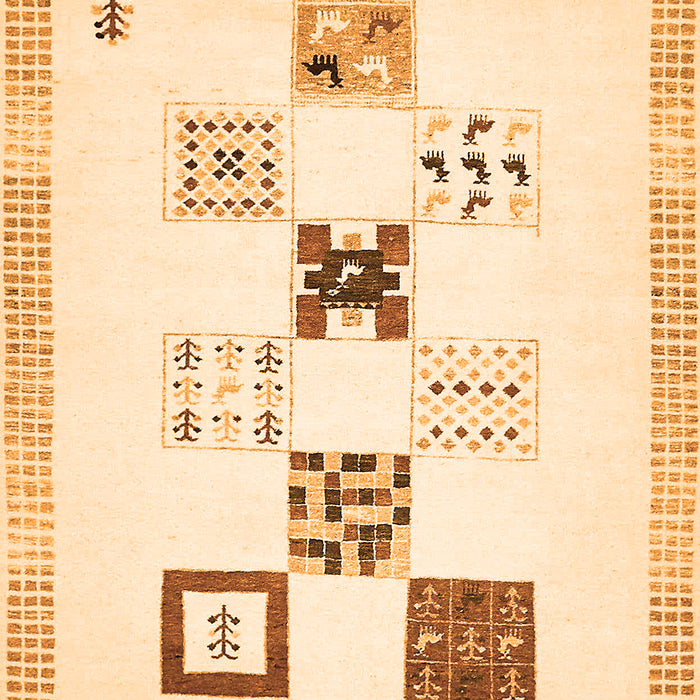 Machine Washable Solid Orange Modern Area Rugs, wshabs140org