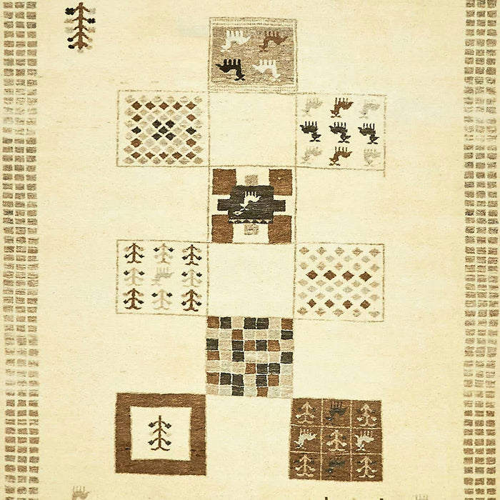 Machine Washable Abstract Metallic Gold Rug, wshabs140