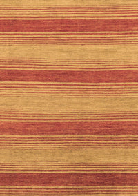 Abstract Brown Modern Rug, abs1410brn