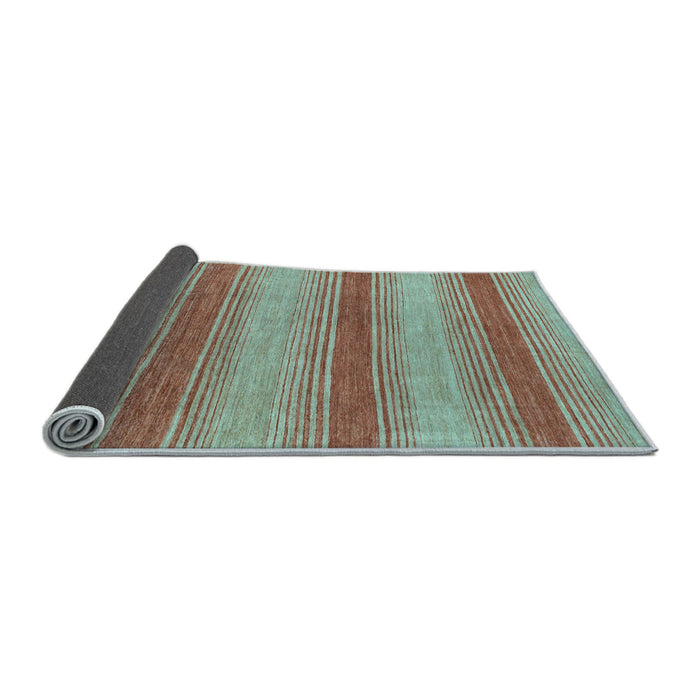 Sideview of Abstract Light Blue Modern Rug, abs1410lblu