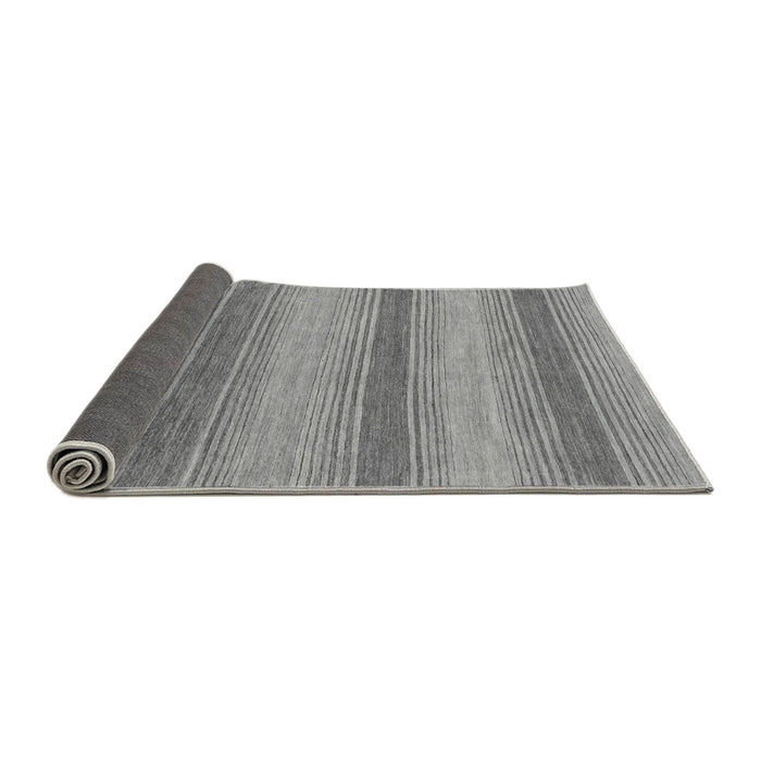 Sideview of Abstract Gray Modern Rug, abs1410gry