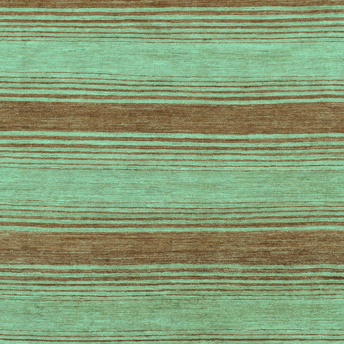 Machine Washable Abstract Turquoise Modern Area Rugs, wshabs1410turq