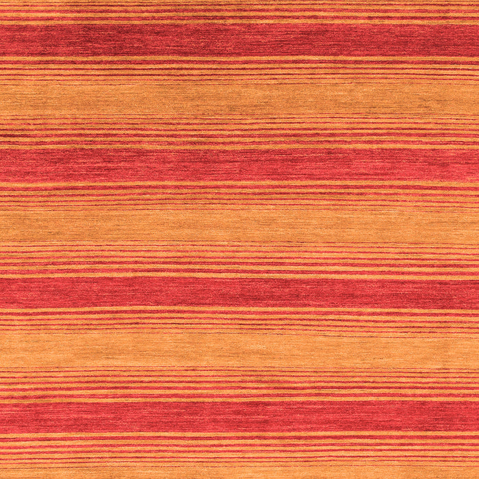 Square Abstract Orange Modern Rug, abs1410org