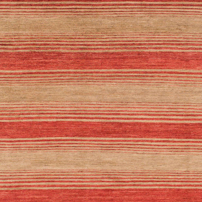 Machine Washable Abstract Mango Orange Rug, wshabs1410