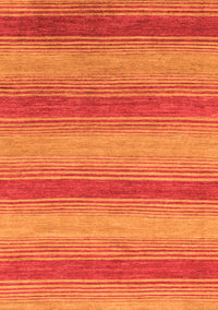 Abstract Orange Modern Rug, abs1410org