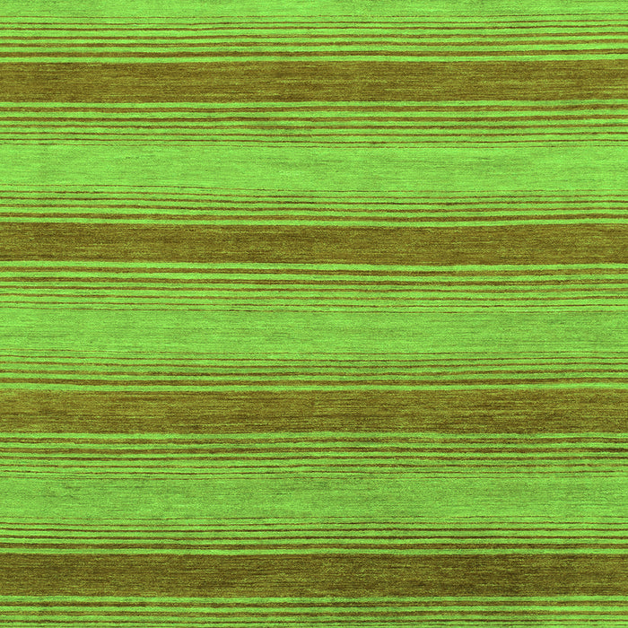 Square Abstract Green Modern Rug, abs1410grn