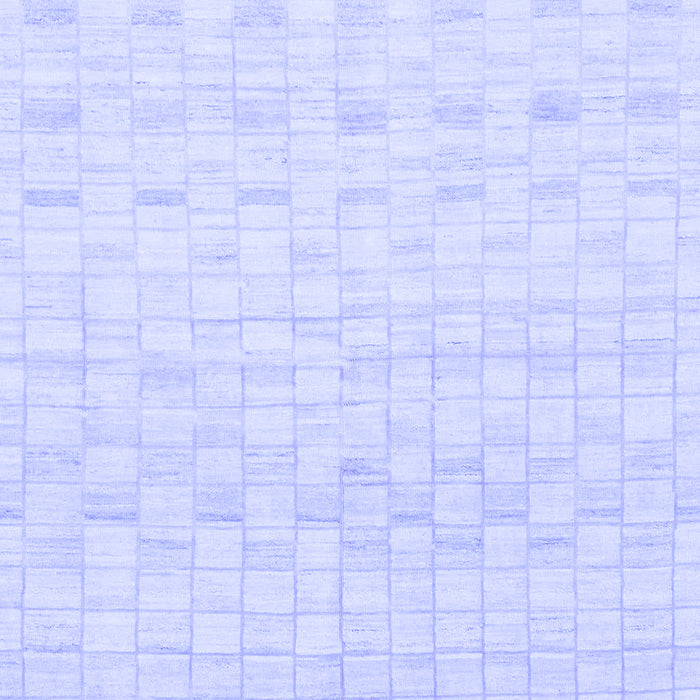 Machine Washable Solid Blue Modern Rug, wshabs1411blu