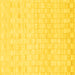 Square Solid Yellow Modern Rug, abs1411yw