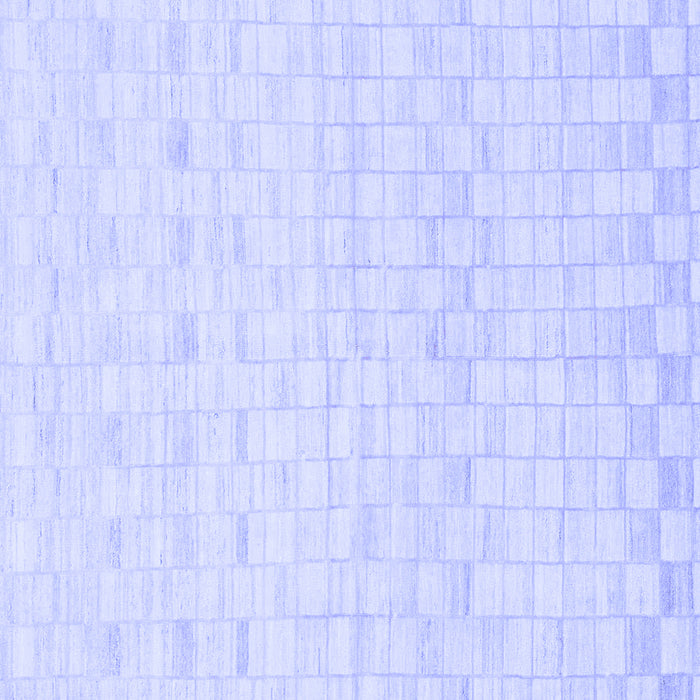 Square Solid Blue Modern Rug, abs1411blu