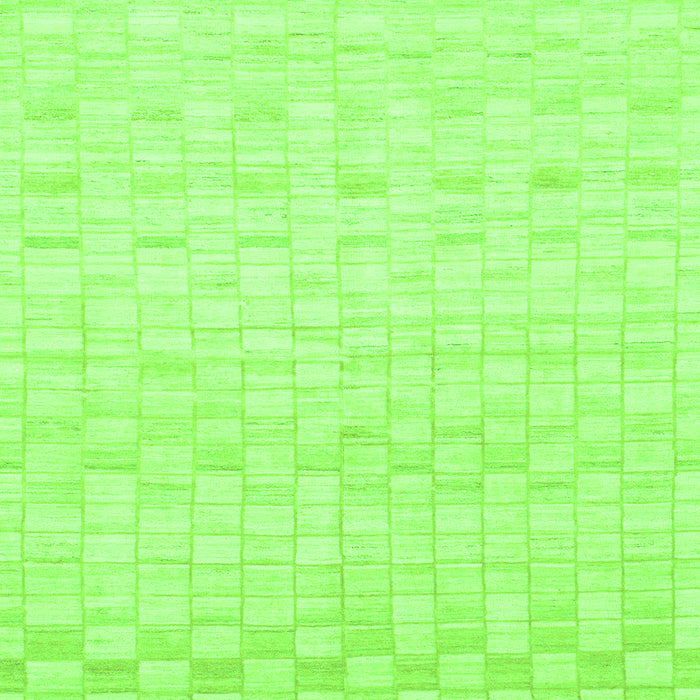 Square Solid Green Modern Rug, abs1411grn