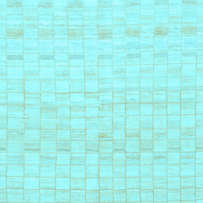 Machine Washable Solid Light Blue Modern Rug, wshabs1411lblu
