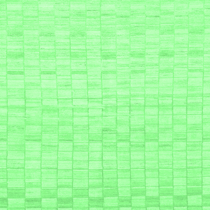 Square Solid Emerald Green Modern Rug, abs1411emgrn