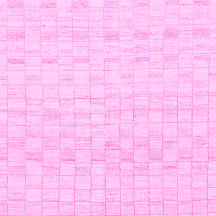 Machine Washable Solid Pink Modern Rug, wshabs1411pnk