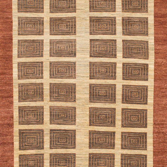Machine Washable Abstract Brown Sand Brown Rug, wshabs1412