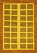 Machine Washable Abstract Yellow Modern Rug, wshabs1412yw