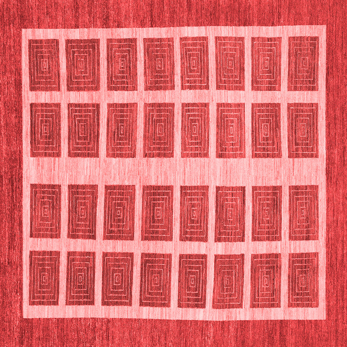 Abstract Red Modern Rug, abs1412red