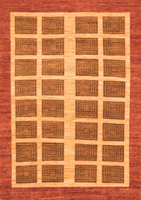 Abstract Orange Modern Rug, abs1412org