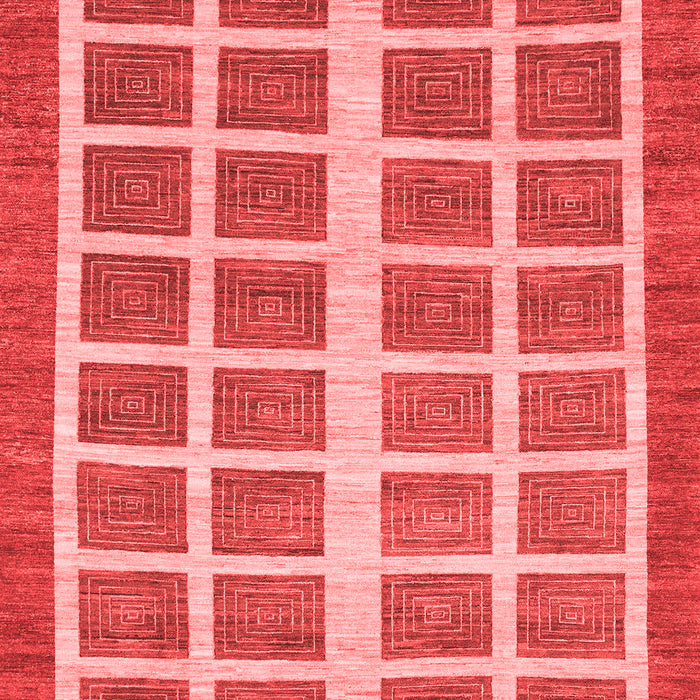 Abstract Red Modern Area Rugs