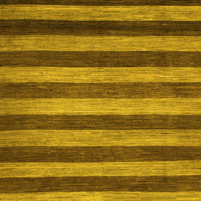 Machine Washable Abstract Yellow Modern Rug, wshabs1413yw