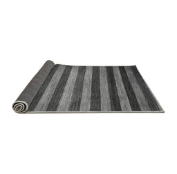 Sideview of Abstract Gray Modern Rug, abs1413gry
