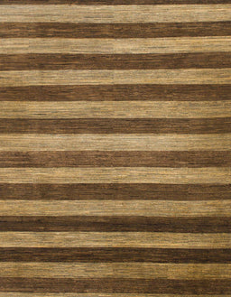 Machine Washable Abstract Caramel Brown Rug, wshabs1413