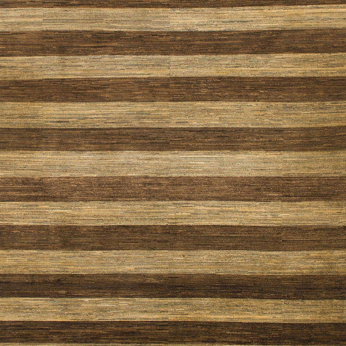 Machine Washable Abstract Caramel Brown Rug, wshabs1413