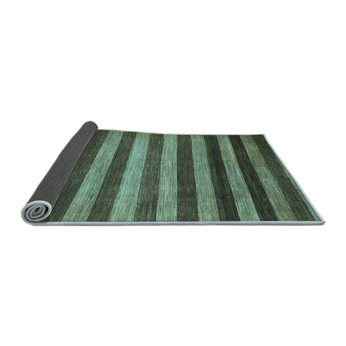 Sideview of Abstract Light Blue Modern Rug, abs1413lblu