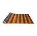 Sideview of Abstract Orange Modern Rug, abs1413org