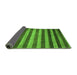 Sideview of Abstract Green Modern Rug, abs1413grn