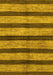 Oriental Yellow Modern Rug, abs1414yw