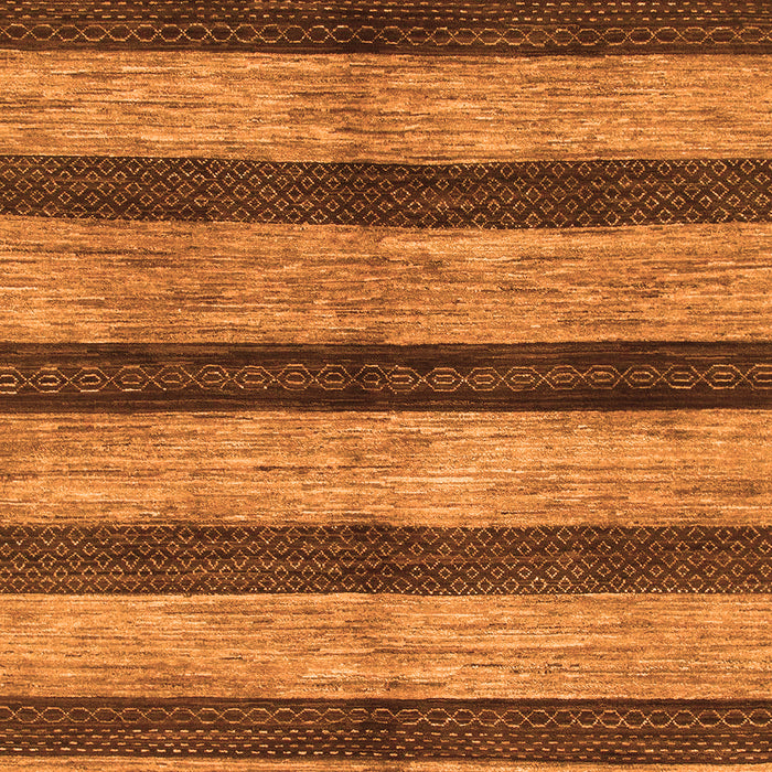 Machine Washable Oriental Orange Modern Area Rugs, wshabs1414org