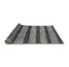 Sideview of Oriental Gray Modern Rug, abs1414gry