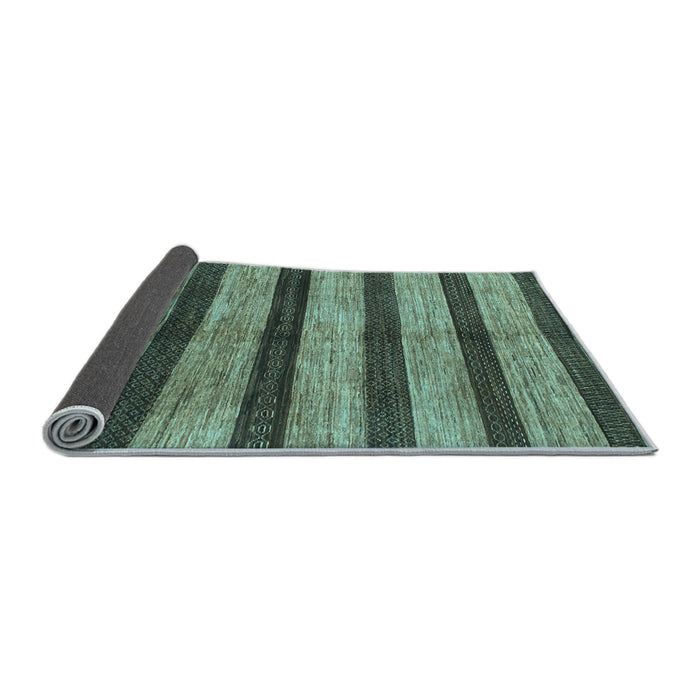Sideview of Oriental Light Blue Modern Rug, abs1414lblu