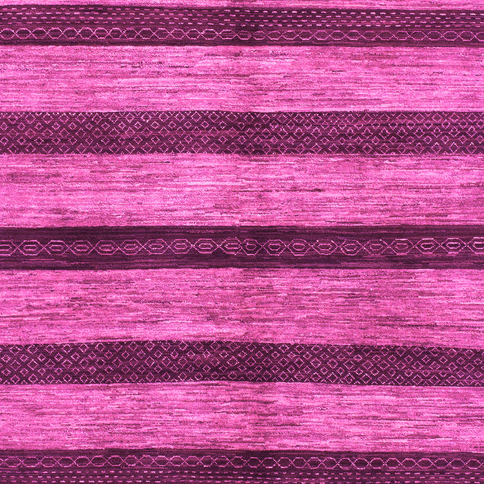 Machine Washable Oriental Pink Modern Rug, wshabs1414pnk