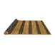 Sideview of Oriental Brown Modern Rug, abs1414brn