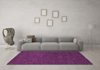 Machine Washable Abstract Purple Modern Rug, wshabs1415pur