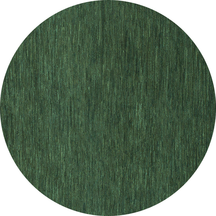 Round Machine Washable Abstract Turquoise Modern Area Rugs, wshabs1415turq