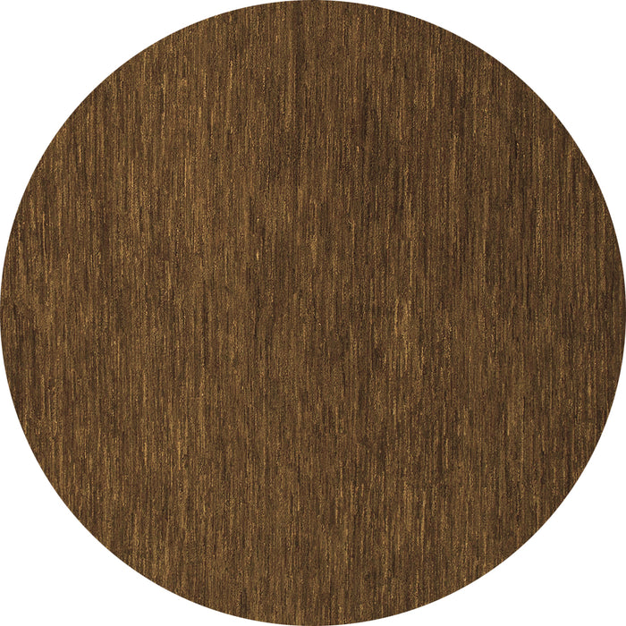Round Machine Washable Abstract Brown Modern Rug, wshabs1415brn