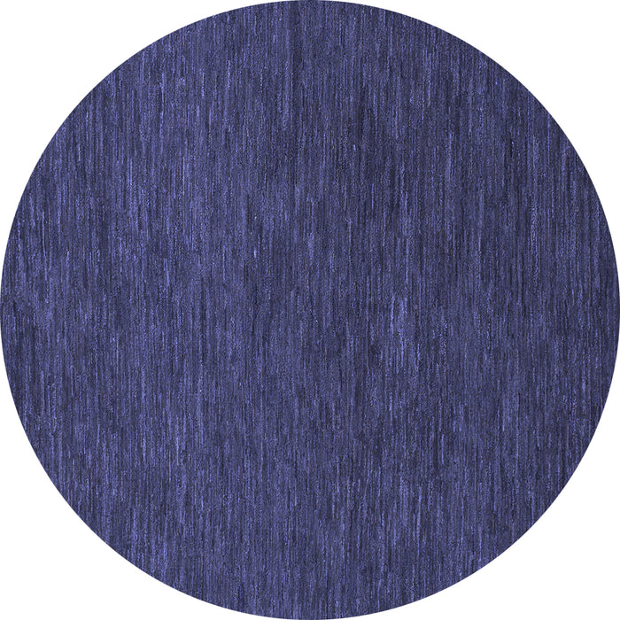 Round Machine Washable Abstract Blue Modern Rug, wshabs1415blu