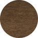 Round Machine Washable Abstract Bakers Brown Rug, wshabs1415