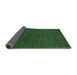 Sideview of Abstract Emerald Green Modern Rug, abs1415emgrn