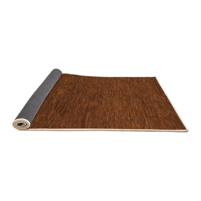 Sideview of Abstract Orange Modern Rug, abs1415org