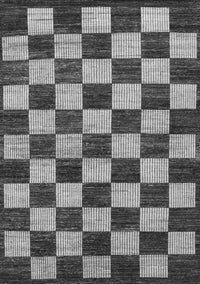 Checkered Gray Modern Rug, abs1416gry