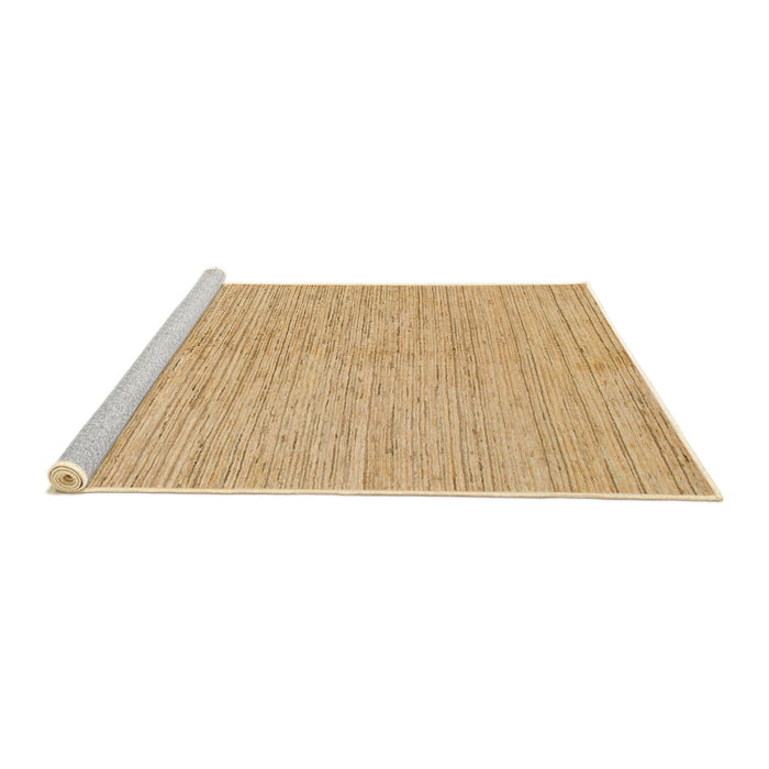 Sideview of Machine Washable Abstract Yellow Rug, wshabs1417