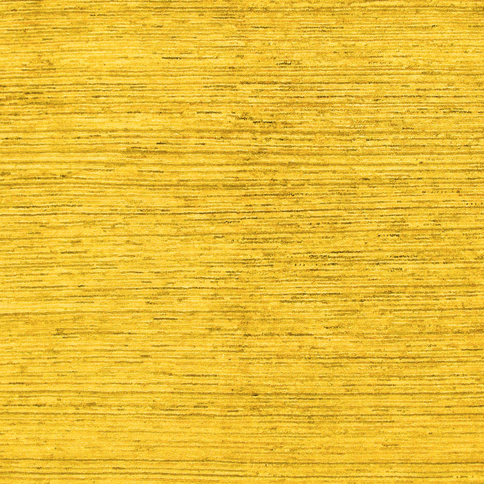 Machine Washable Solid Yellow Modern Rug, wshabs1417yw